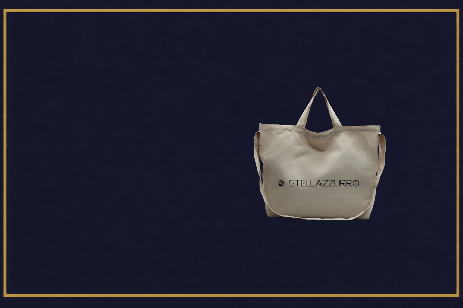 Witte Stellazzurro sporttas als premium merchandise en welkomstgeschenk voor sportscholen